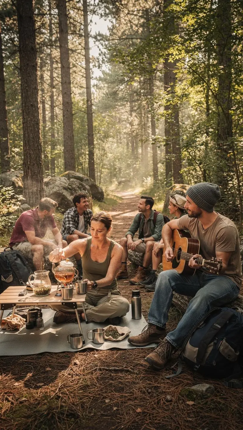 Ručne zbierané bylinky pripravené na čajovanie